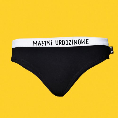 Majtki urodzinowe – figi bambusowe damskie