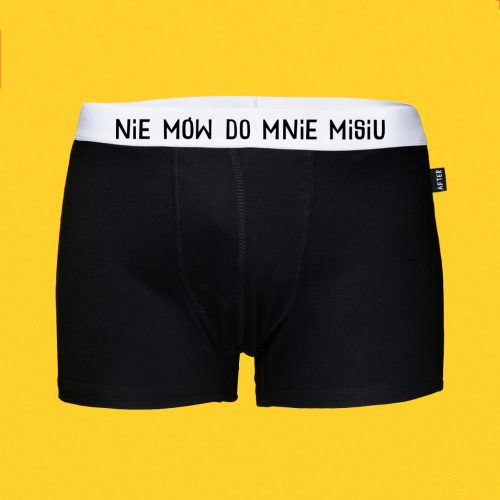 Nie mów do mnie misiu – bokserki bambusowe męskie
