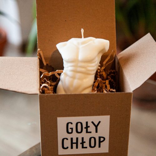 Goły Chop – ręcznie robiona świeczka sojowa
